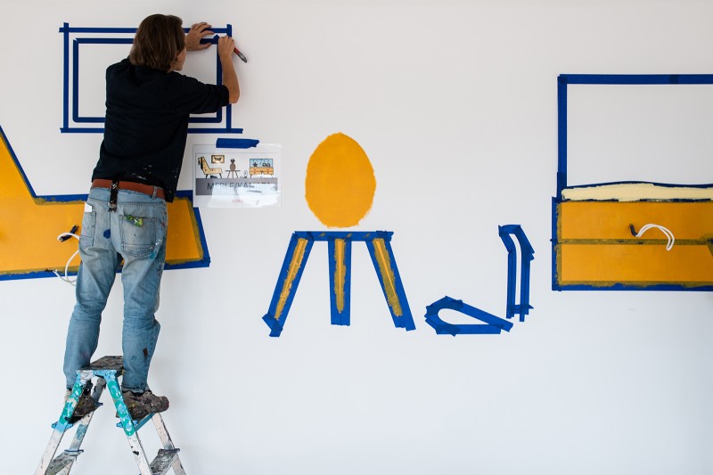 Artysta malujący wall design.jpg | Przestrzeń biurowa | Portfolio