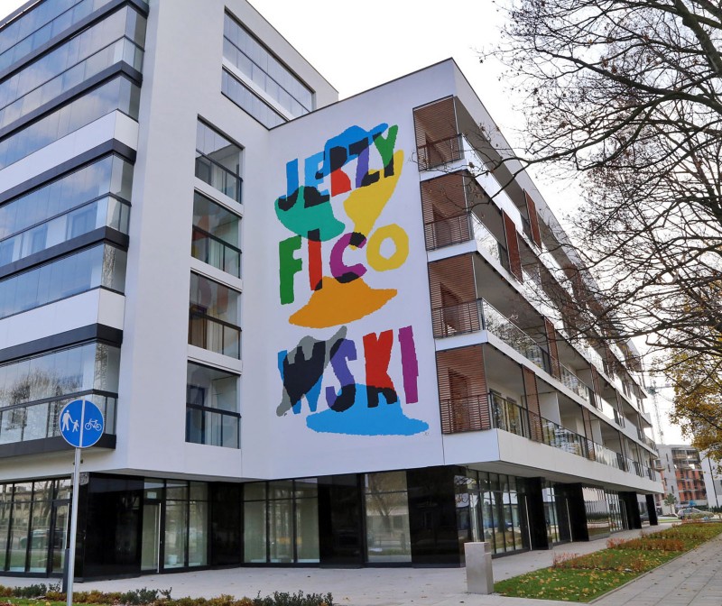 Artystyczny Żoliborz Jerzy Ficowski apartamenty osiedle w Warszawie | Murale Artystyczne | Oferta