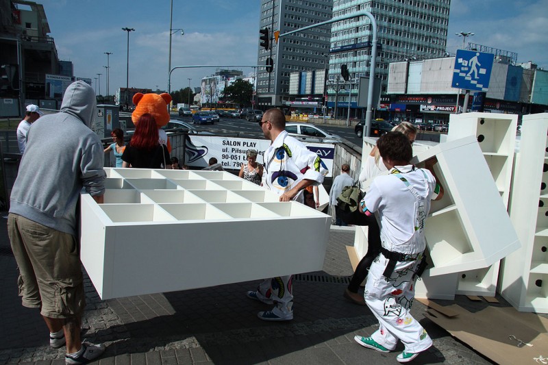 Centrum Łodzi akcja nietypowa Ikea Festiwal Dobrego Wystroju | akcja marketingowa na zlecenie IKEA | Portfolio
