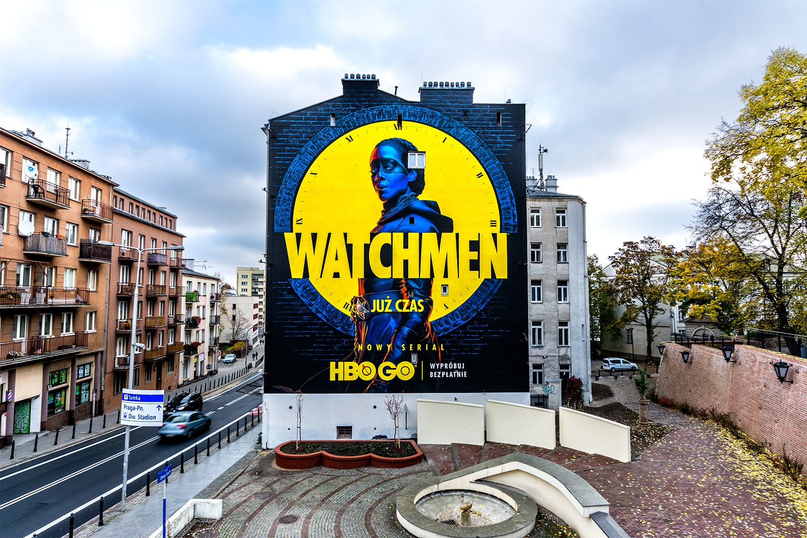 Daily version of promotional Watchman mural for HBO GO | Watchman | Portfolio