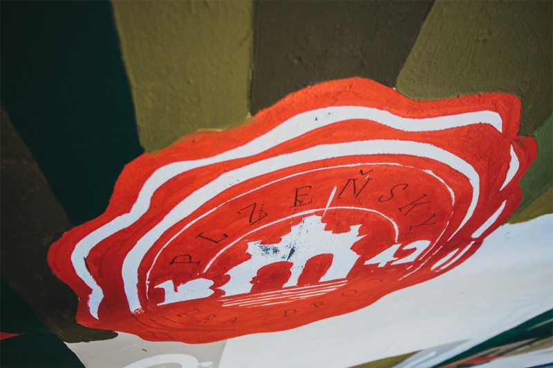Hand-painted graphics of Pilsner Urquell in Krakow | Original pilsner from Czech Pilsen | Portfolio