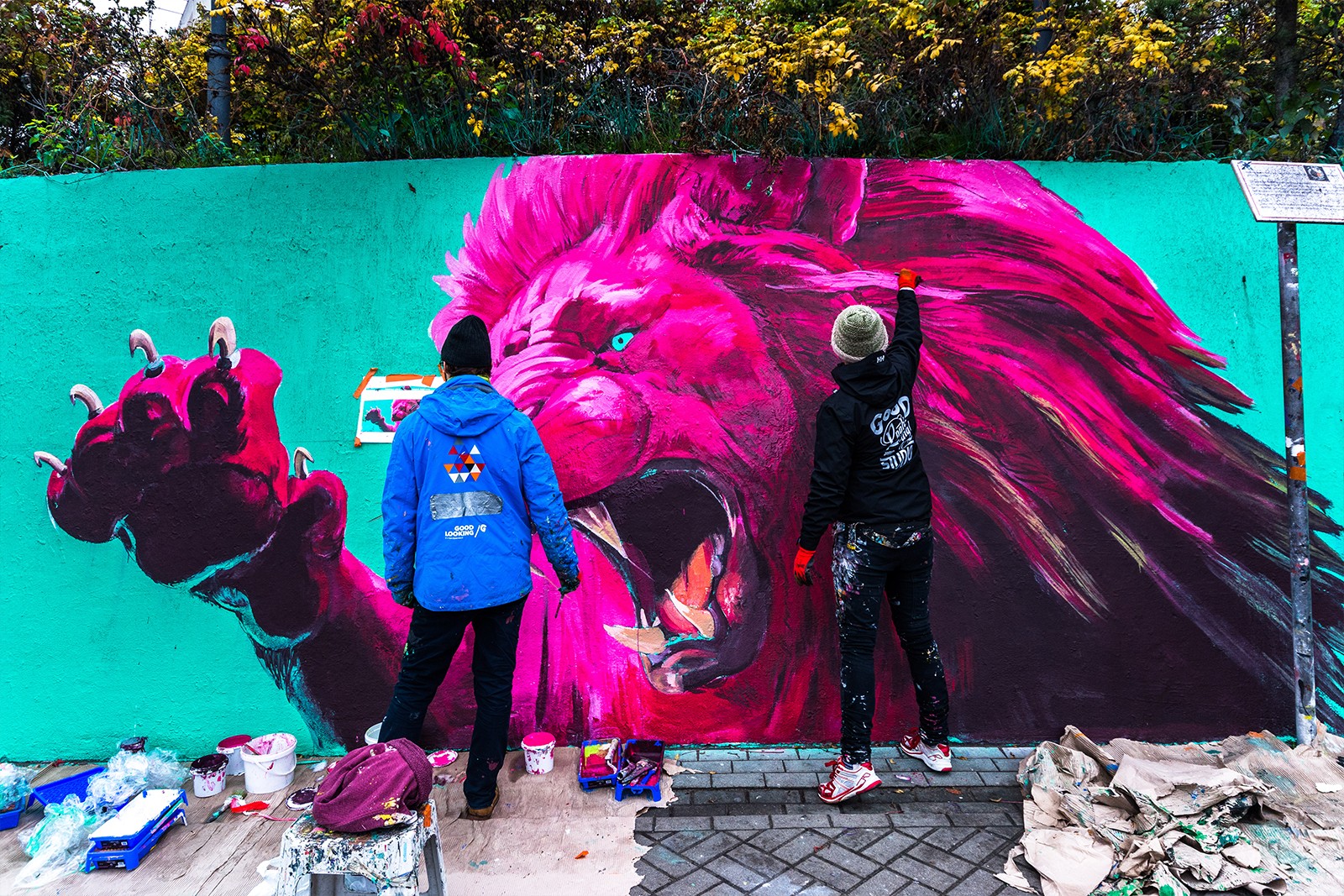 A working painters near by Subways station in Warsaw | Imagination Day Cannes Lions | Portfolio