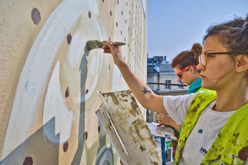Painting for Nike Airmax Day in Warsaw Department Store Bracia Jablkowscy | Airmax Day | Portfolio