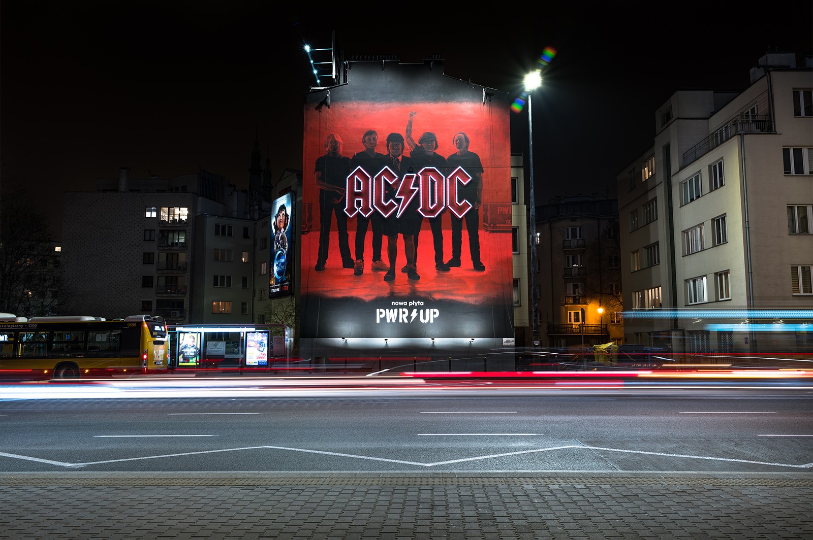 Mural ADCD dla Sony Music w Warszawie | AC/DC | Portfolio
