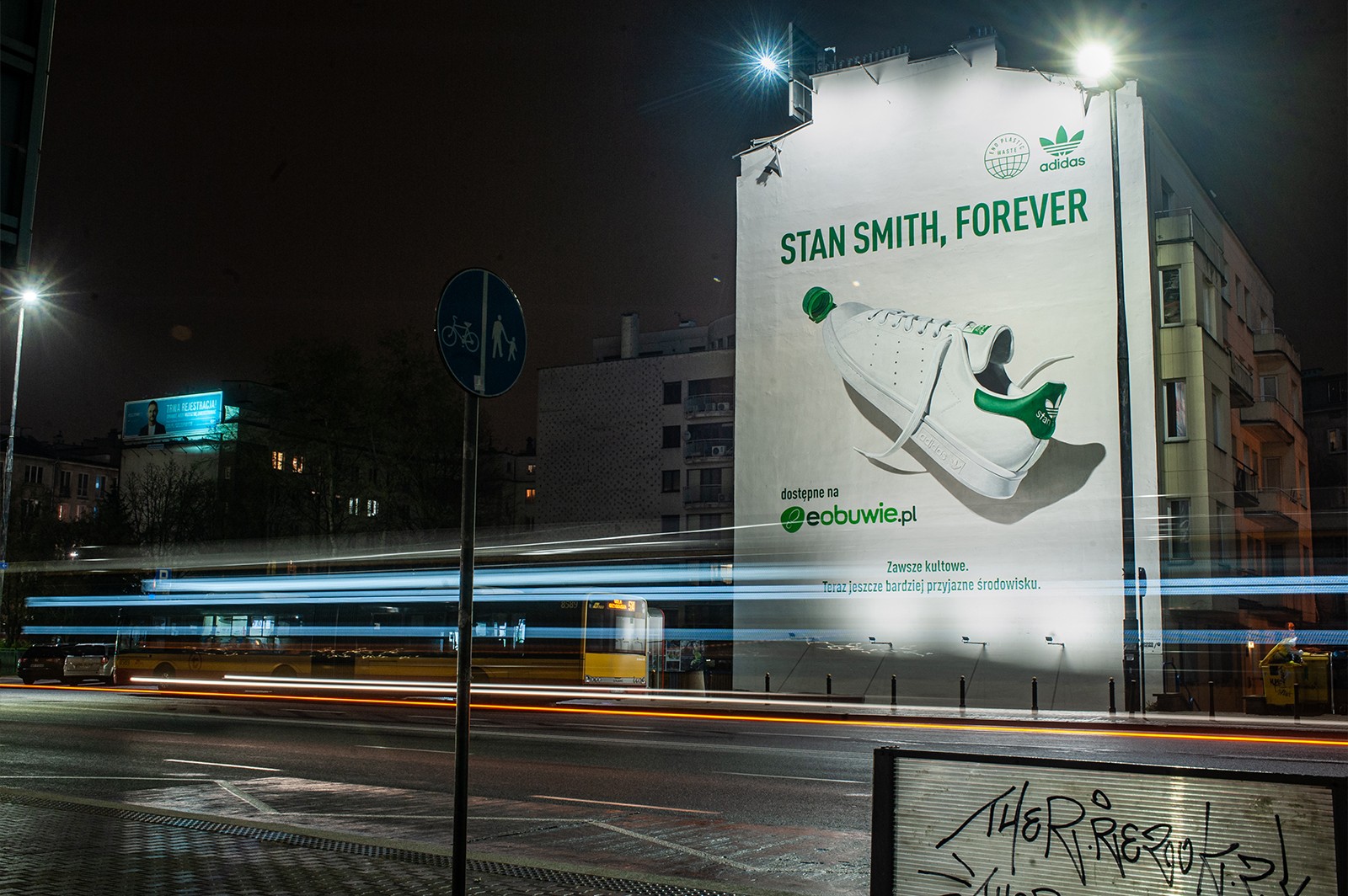 Mural Adidas Stan Smith w Warszawie | STAN SMITH, FOREVER | Portfolio