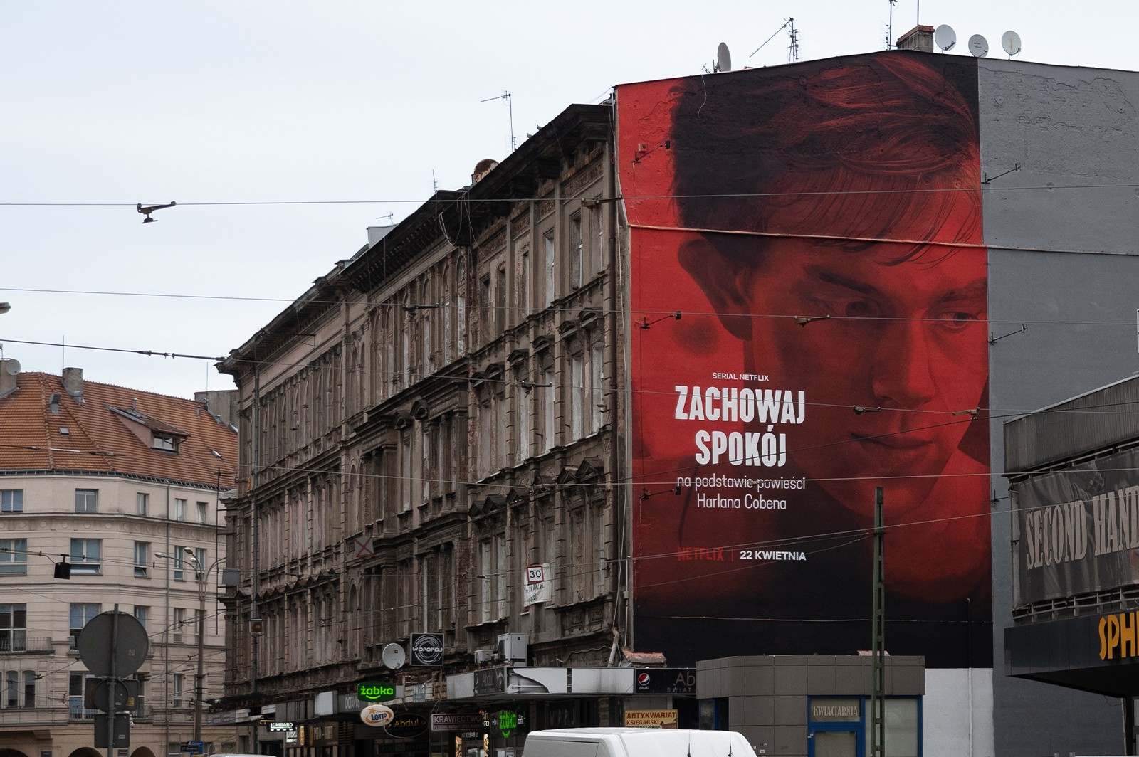 Mural Netflix Zachowaj Spokój na ulicy Gwarnej w Poznaniu | Zachowaj Spokój | Portfolio