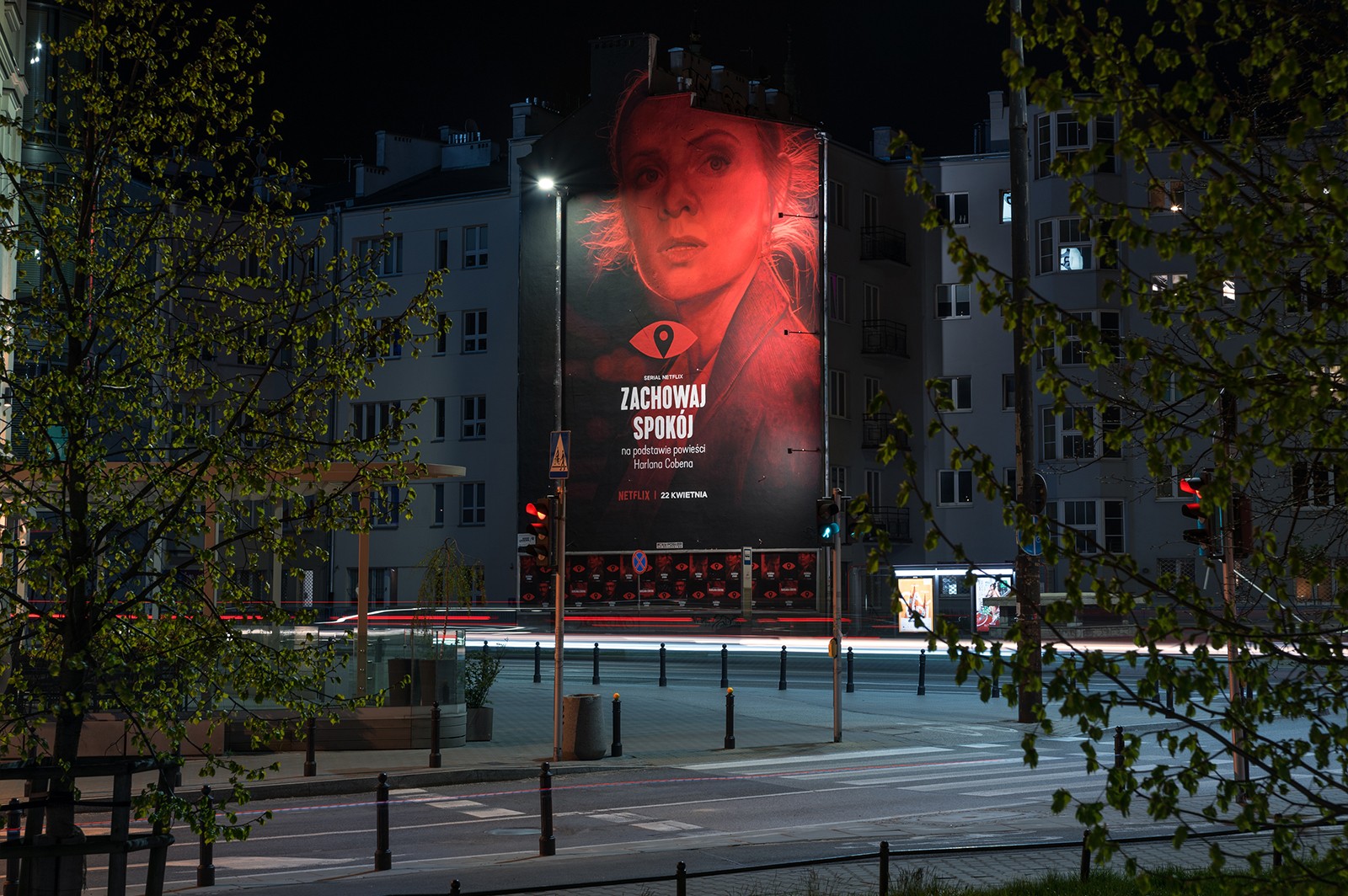 Netflix Zachowaj Spokój mural on Jaworzyńska 7/9 street in Warsaw | Zachowaj Spokój | Portfolio