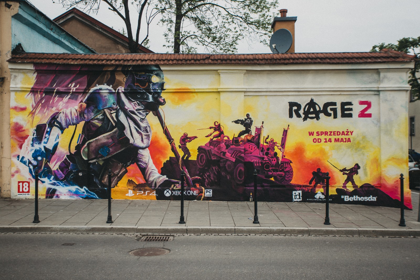 Mural Rage 2 w Krakowie ulica Gazowa 21 | Rage 2 | Portfolio