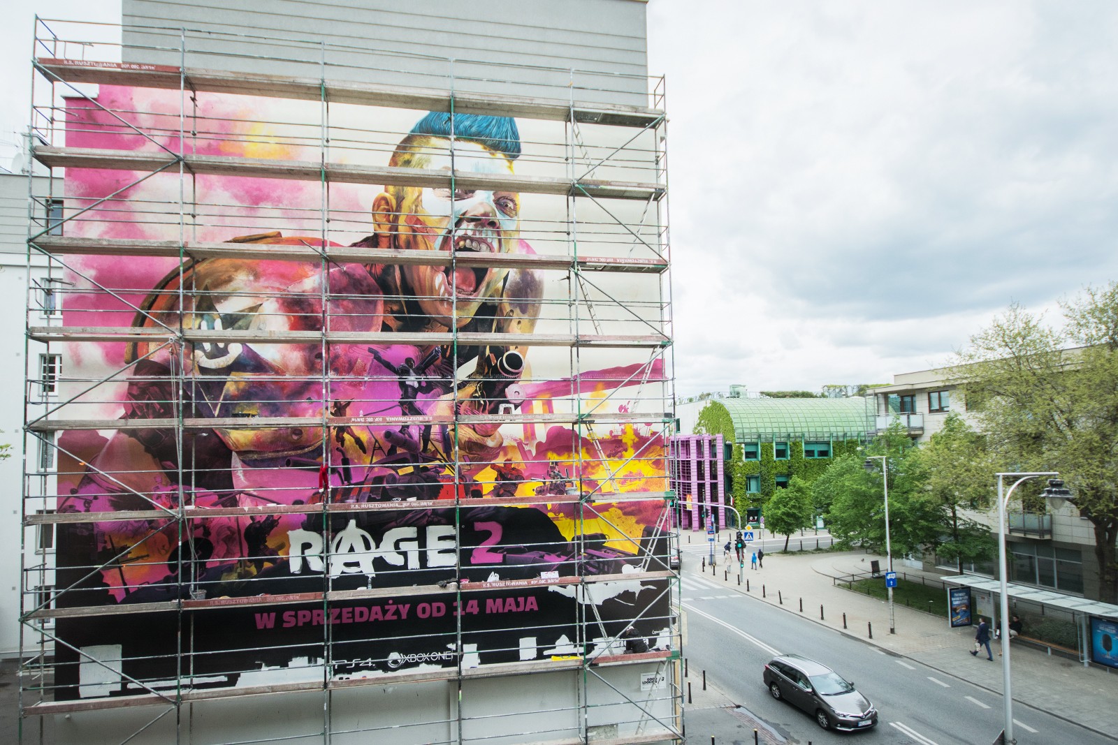Mural Rage 2 w Warszawie ul. Dobra 53 | Rage 2 | Portfolio