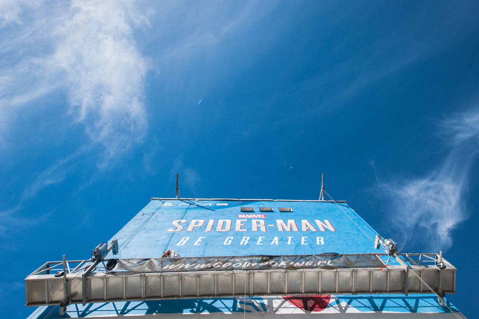 Mural Spider-Man w sercu Warszawy przy ulicy Chmielnej.jpg | SPIDER-MAN BE GREATER | Portfolio