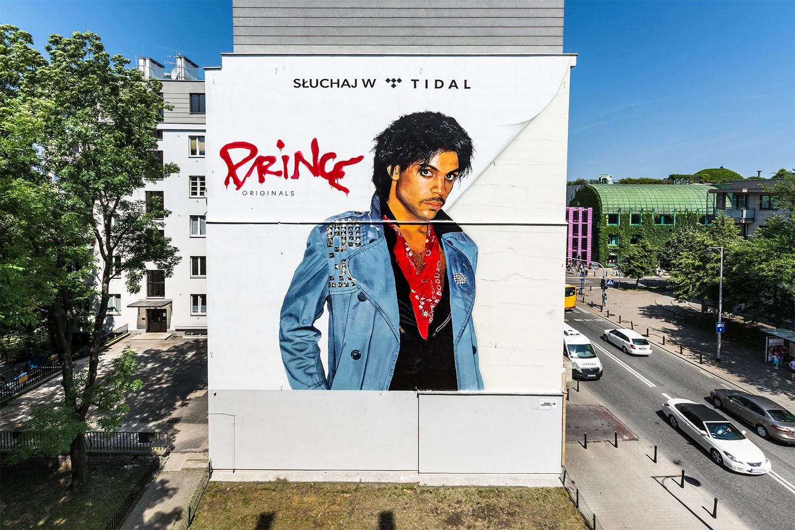 Mural Tidal x Prince ul. Dobra 53 Warszawa | Tidal x Prince | Portfolio