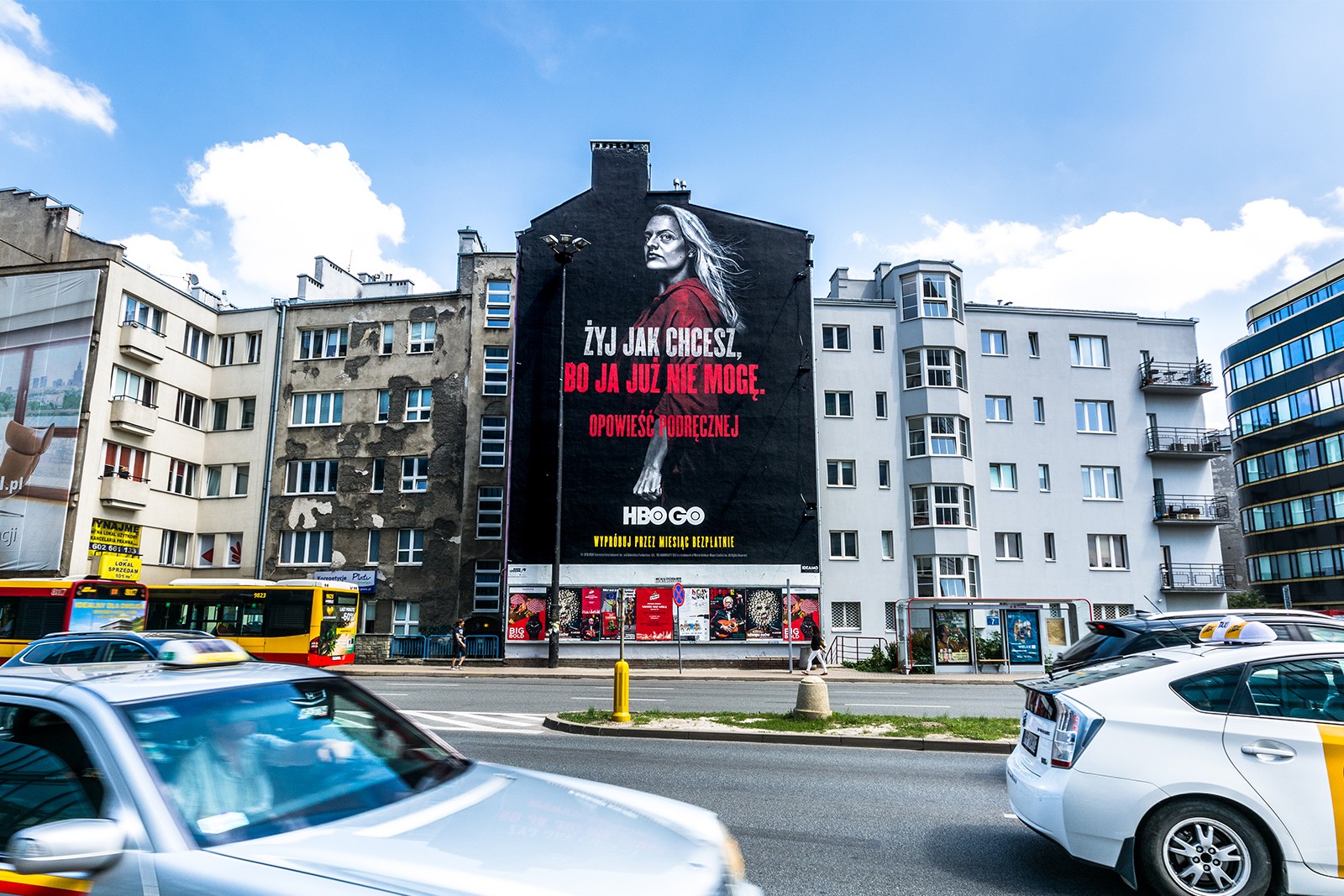 Mural advertising the series The Handmaid's Tale commissioned by HBO GO | The Handmaid's Tale | Portfolio