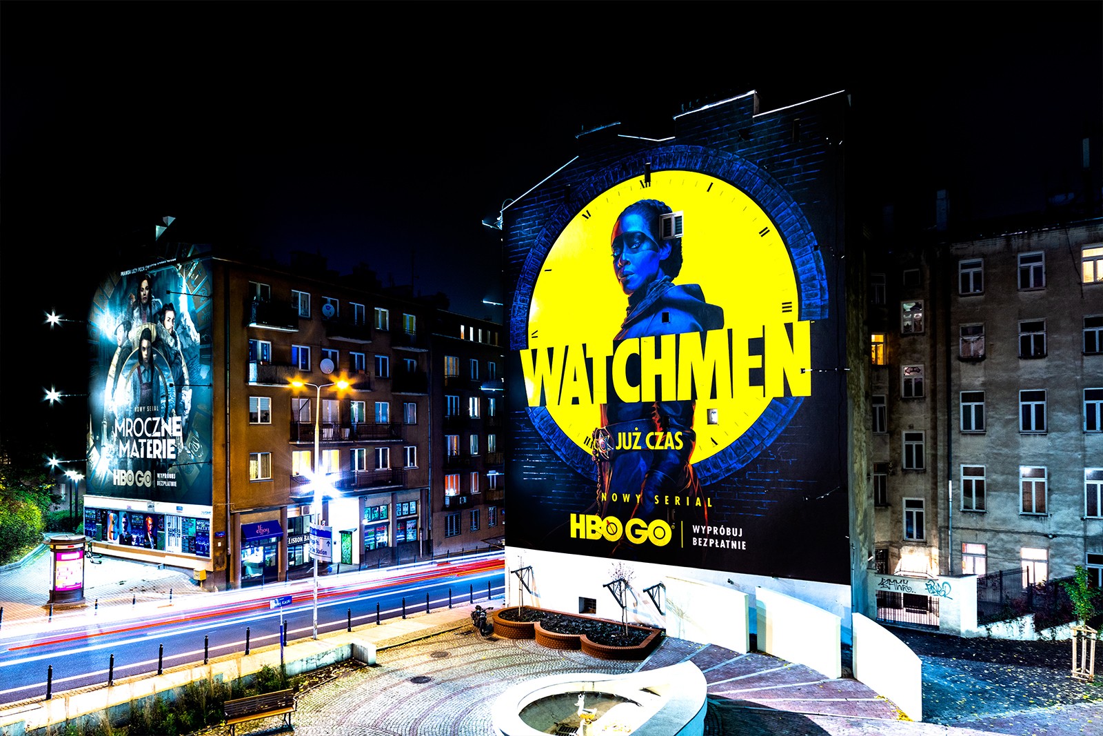Mural artystyczny Watchman dla HBO GO | Watchman | Portfolio
