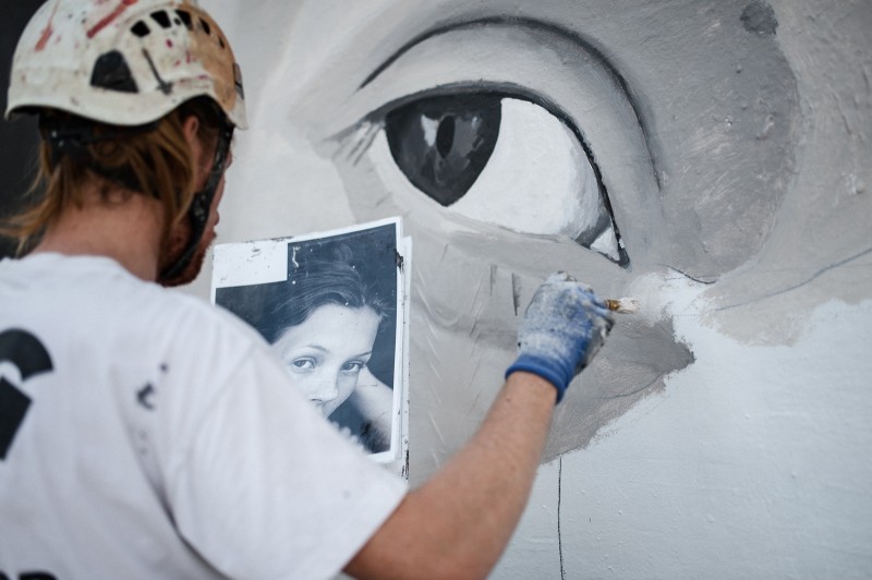 Mural im Auftrag von Calvin Klein Obsessed mit Kate Moss | Calvin Klein OBSESSED | Portfolio