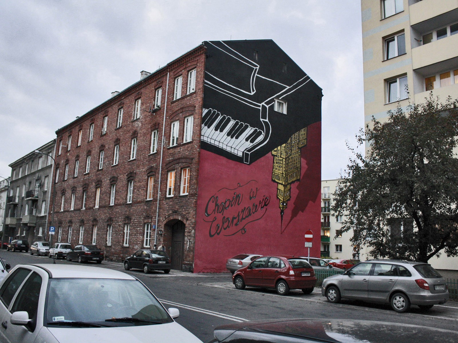 Mural konkursowy Chopin w Warszawie - Górnośląska Warszawa Powiśle | Wydarzenia kulturalne - Fryderyk w Warszawie | Portfolio