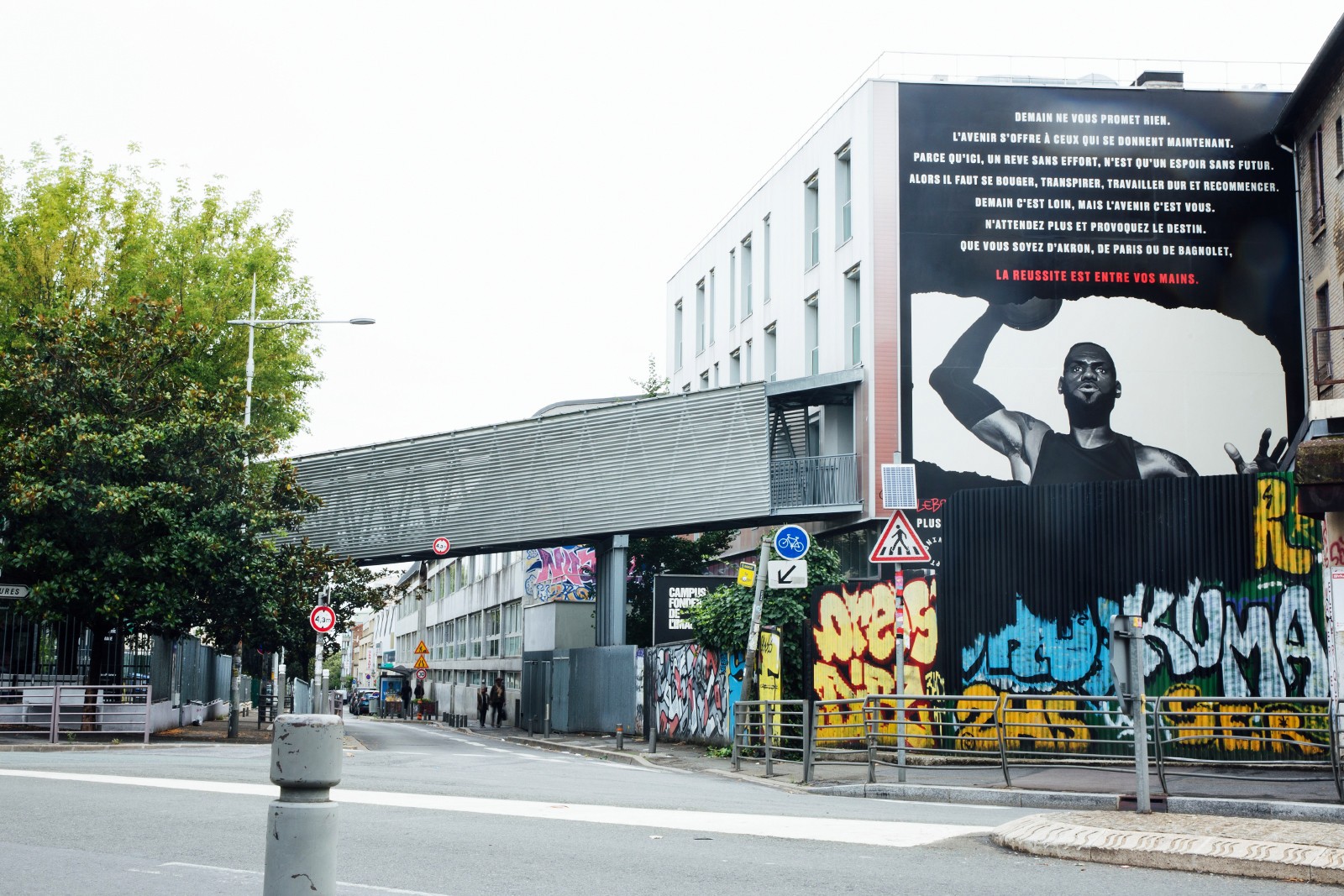 Mural letnia akademia sportowa dla klienta Nike.jpg | More than an athlete | Portfolio