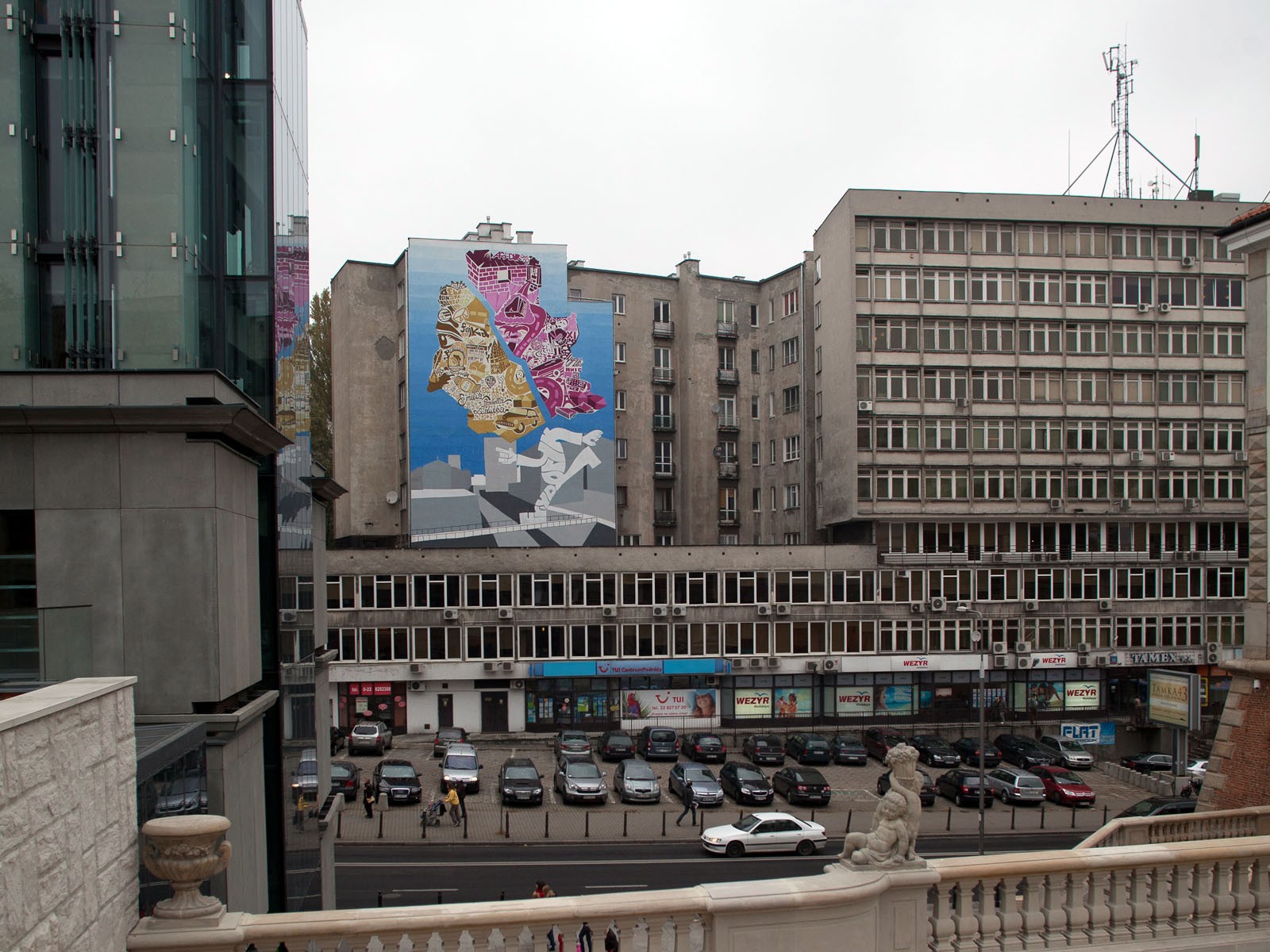 Mural na Tamce w Warszawie - Fryderyk Chopin | Wydarzenia kulturalne - Fryderyk w Warszawie | Portfolio