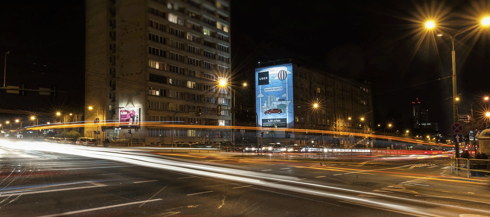 Mural for Uber Poland at 63 Korfantego street in Katowice | Uber Polska na ścianie w Katowicach | Portfolio