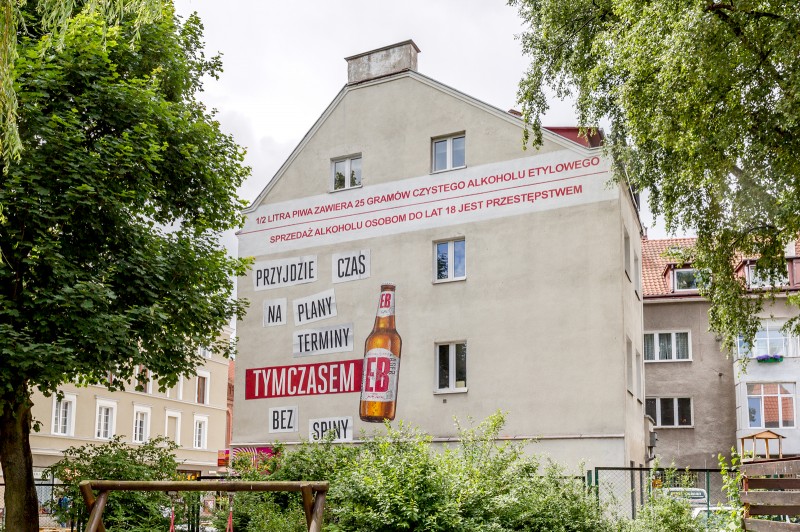 Mural namalowany w Gdańsku przy ulicy Lawendowej na zlecenie EB | Tymczasem EB | Portfolio