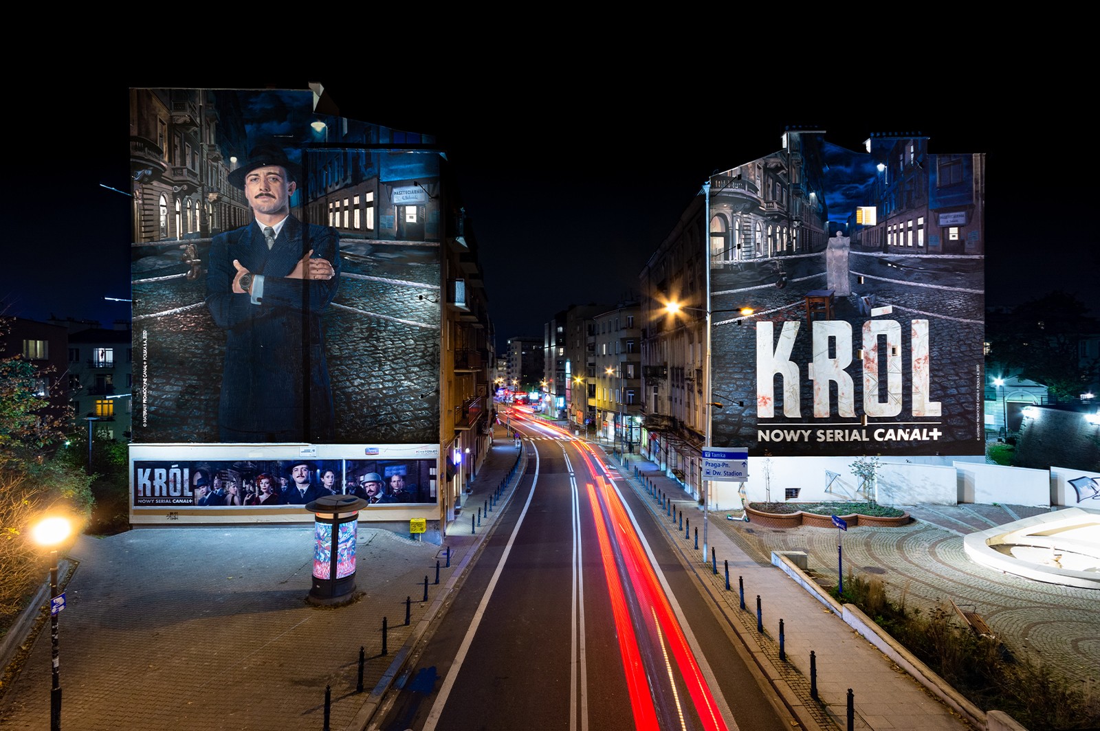 Promoting mural of Król series | Król | Portfolio