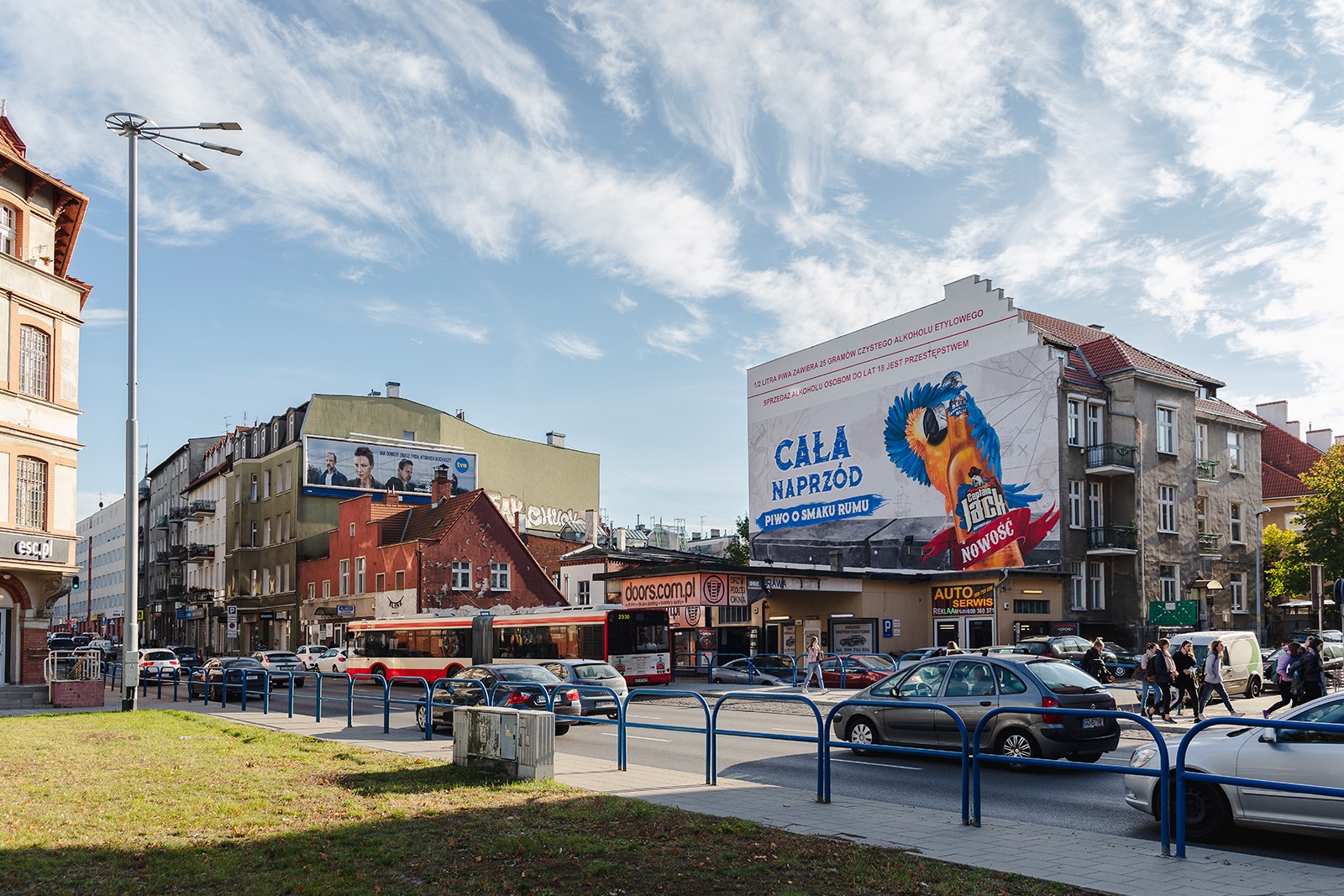 Mural przy ulicy Dekerta w Gdańsku Cała naprzód Captain Jack | Cała naprzód z Captain Jack | Portfolio