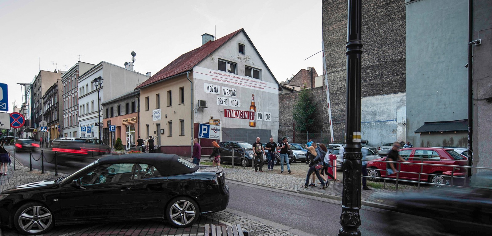 Advertising mural for EB in Katowice | Tymczasem EB | Portfolio