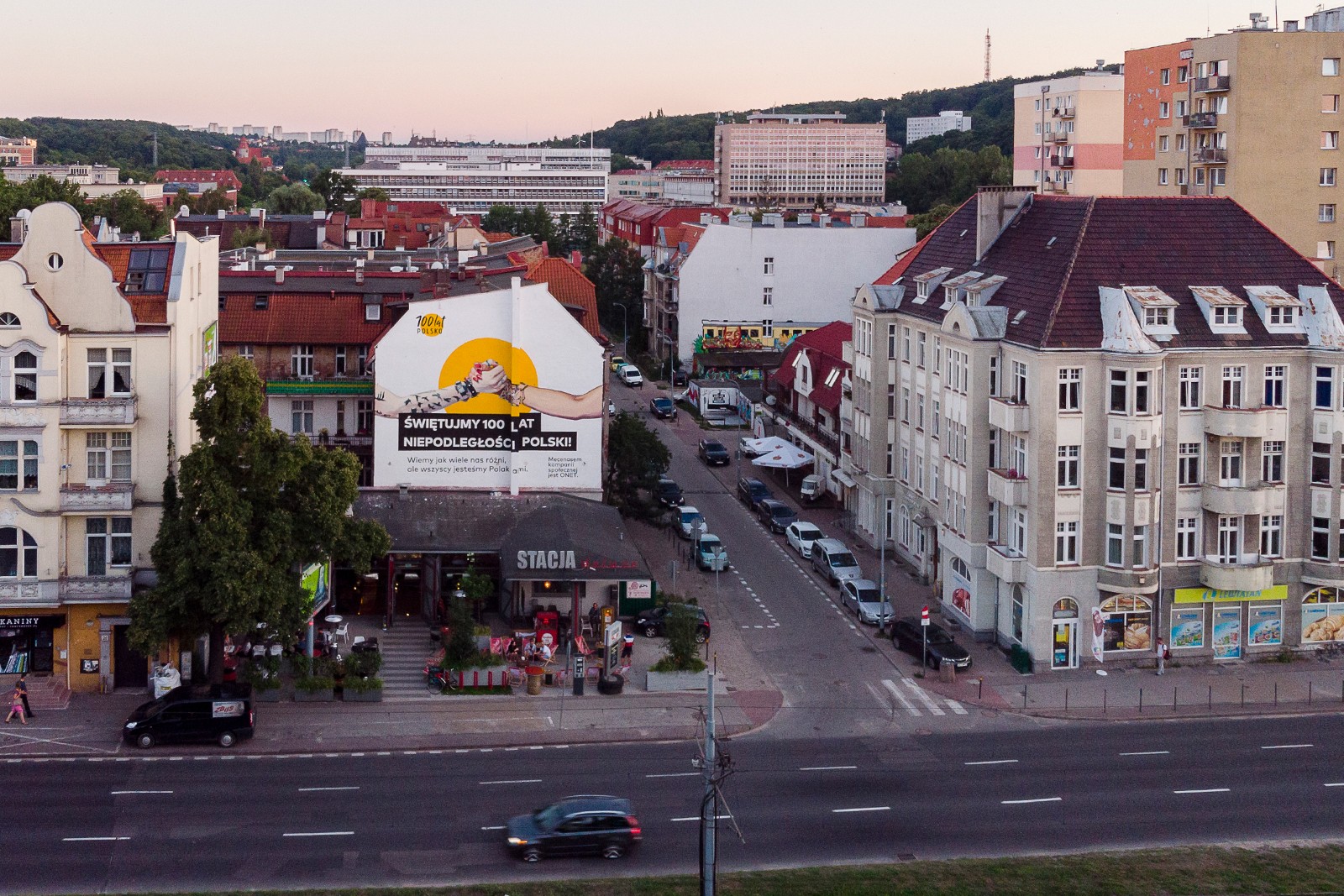 Mural reklamowy dla Onet.jpg | Świętujemy 100 lat niepodległości Polski! | Portfolio