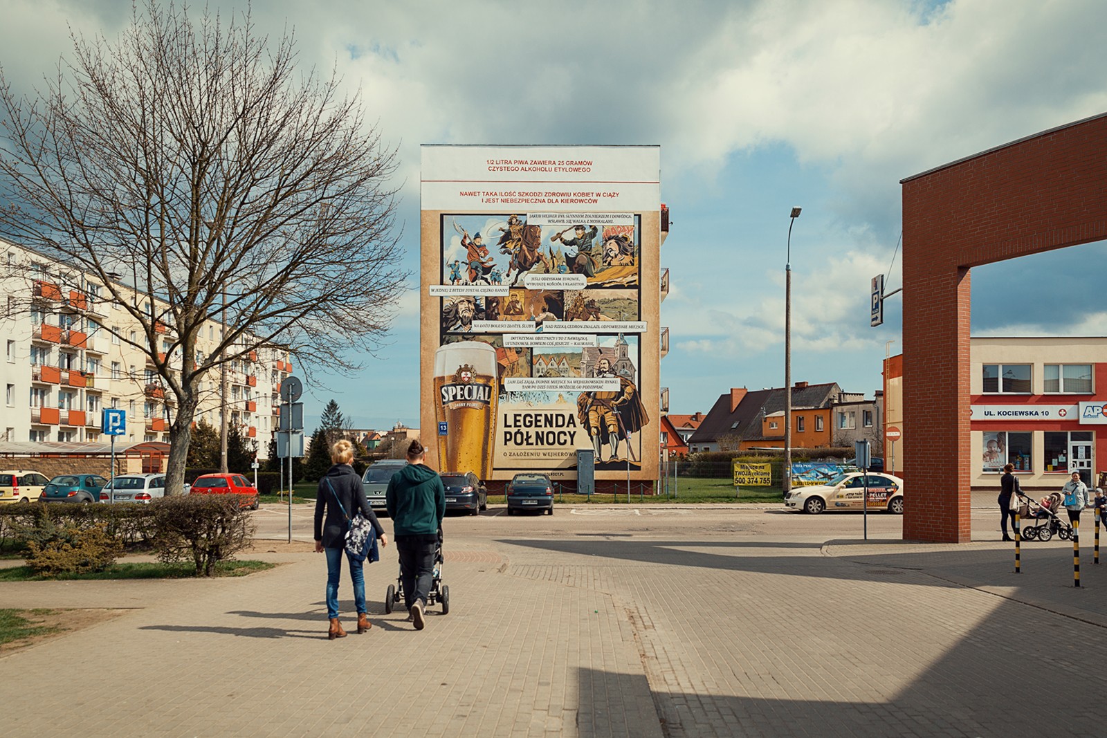 Mural w Wejherowie w kampanii reklamowej Legenda Północy na zlecenie marki piwa Specjal | Specjal - Legenda Północy | Portfolio