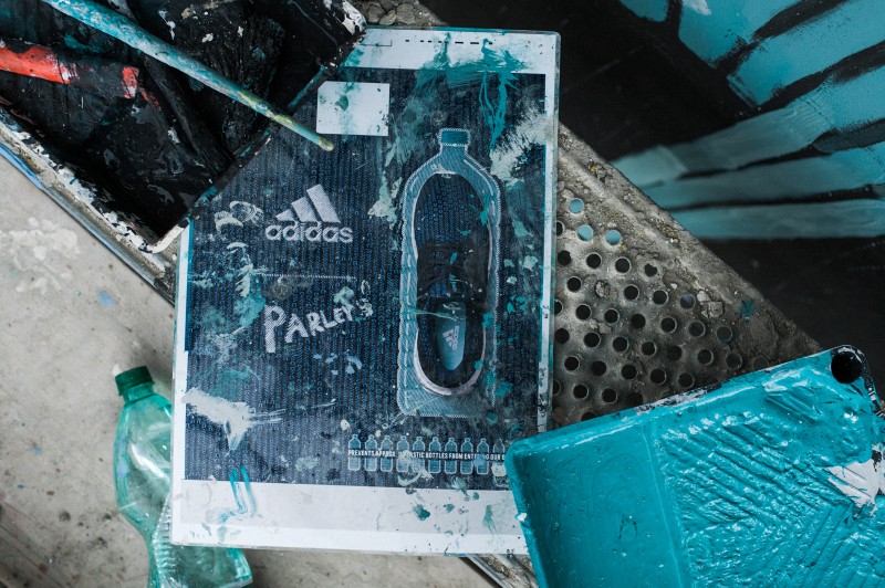 Werbemural Warschau Bracka im Auftrag | Adidas Parley | Portfolio