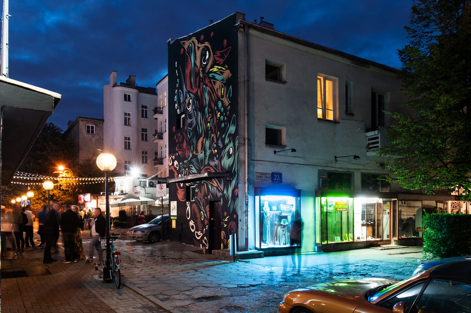 Namalowane murale dla marki Sprite projektu Swanskiego na warszawskich pawilonach  | #RFRSH_CITY | Portfolio