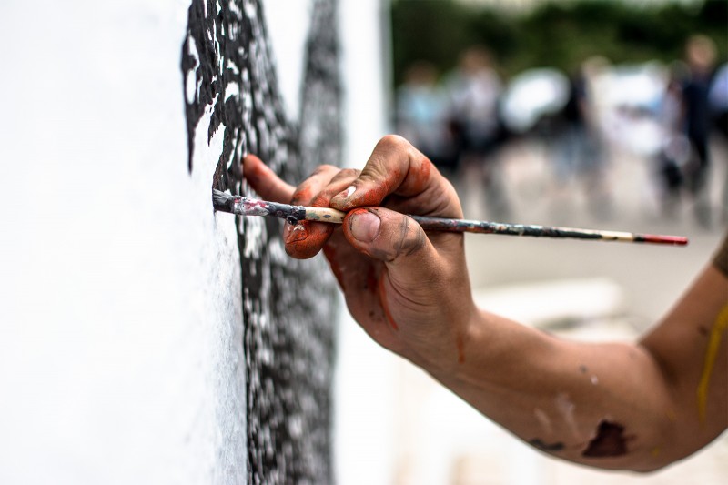 Ręcznie malowana reklama w centrum miasta.jpg | #ORANGEZBLIZA | Portfolio
