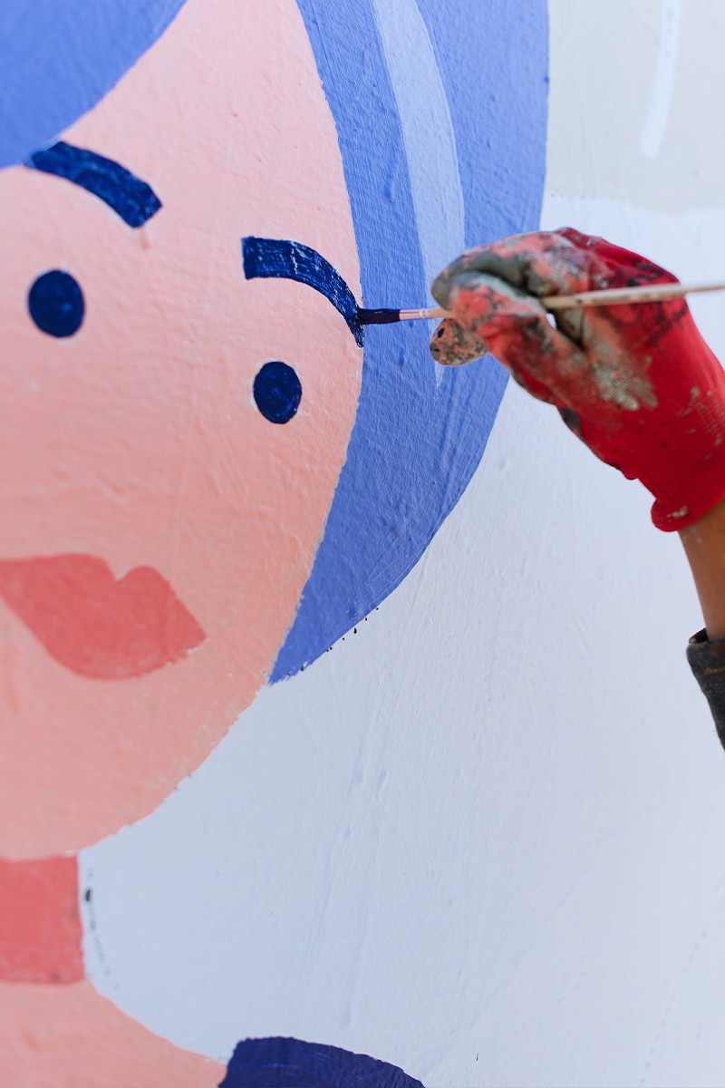 Handpainted mural Play mural in Wrocław | Play | Portfolio