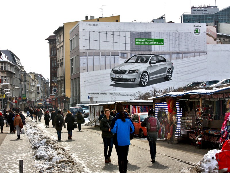 Kampania reklamowa Skoda Octavia Amazing | 3D mapping reklama Amazing Nowa Skoda Octavia | Portfolio