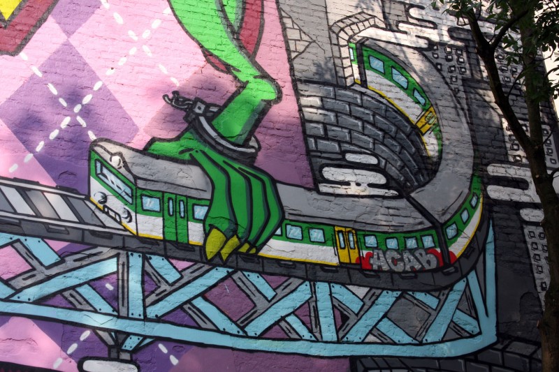 Graffiti in Warsaw Crocodile Train | Crocodile | Backstage
