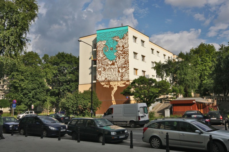 mural w Warszawie Maria Skłodowska-Curie | społeczne projekty specjalne Maria Skłodowska-Curie | Portfolio
