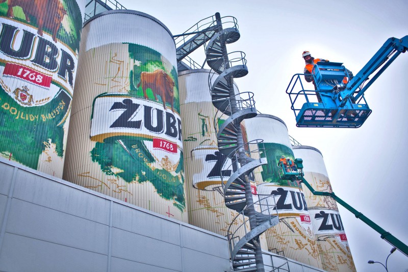 Tanks in Zubr brewery Kompania Piwowarska S.A. | Zubr tanks | Portfolio