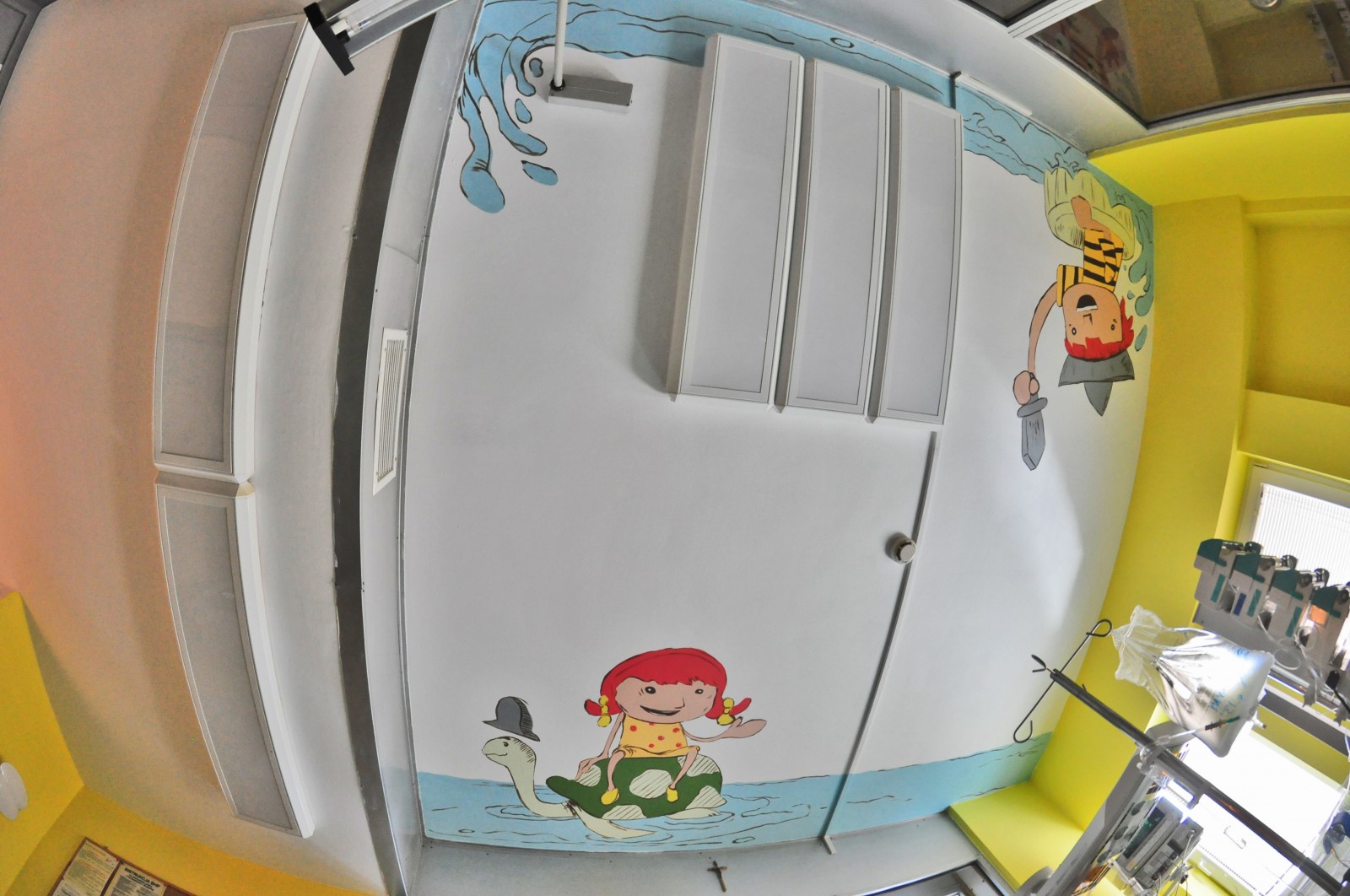 Drawings on the ceiling Ceiling Operation in The Children's Memorial Health Institute in Warsaw | Ceiling Operation - The Children’s Memorial Health Institute | CSR | About us